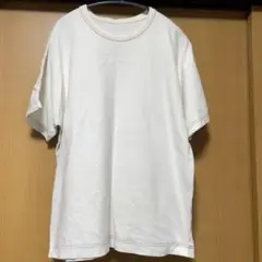 お買い得‼️メンズ ホワイト コットン Tシャツ トップス 半袖