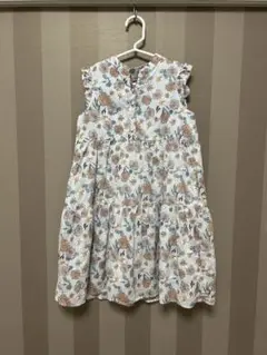 【美品】PAUL & JOE 花柄ノースリーブワンピース 120cm