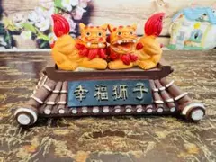 瓦　獅子 Yahoo!オークション - 本時代 瓦 牡丹獅子 獅子瓦 高さ約36cm 古