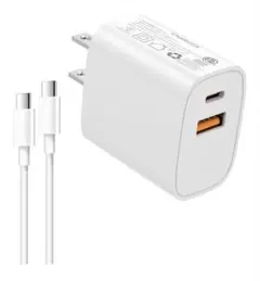 iPhone充電器　PD急速充電対応　USB-A&Type-C