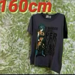 160cm●ドラゴンボール超●子供用Tシャツ★チャコール★孫悟空