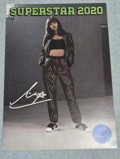 BLACKPINK LISA リサ アディダス コラボ ポストカード