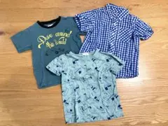 Tシャツ　襟付きシャツ　120 ハッシュアッシュ　男の子　Tシャツまとめ売り
