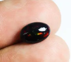 #B49 ブラックオパール 9×5mm 1ct