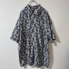 George パームツリー柄 半袖シャツ サイズ2XL