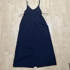 最終価格ドローストリング　黒　ワンピース　ナイロン　シャカシャカ　妊婦
