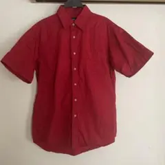期間限定値下　RedWoods 半袖　シャツ メンズ　M レッド　無地