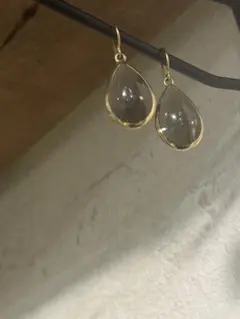 LUCAS JACK グレー ドロップピアス