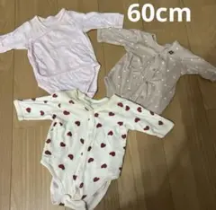 肌着 60cm 新生児肌着 ユニクロ 西松屋 ハート 前開き