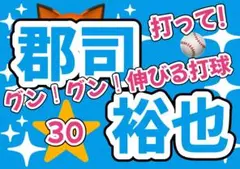 日本ハムファイターズ　郡司裕也　応援ボード