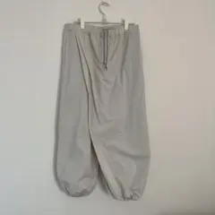 新品訳あり【SOU・SOU】 手柄寛衣 下 モスリン 濃灰 サルエル