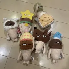 なめこ ぬいぐるみ6体セット
