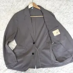 ✨️極美品 ナノユニバース トラベルジャケット シアサッカー グレー 現行 M