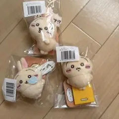 うさぎだらけくじ　ぬいぐるみバッジ　3点