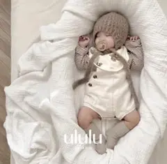 ululu 韓国子ども服 デニムサロペット