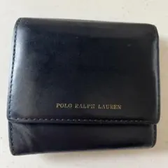 Polo Ralph Lauren 黒 レザー 3つ折り財布