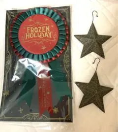 FROZEN HOLIDAY ロゼットと星型オーナメント