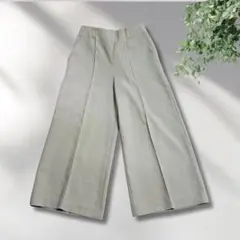 アーヴェヴェスタンダード ワイドパンツ XS ベージュ シンプル オフィス