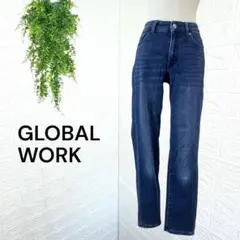 2618【GLOBAL WORK】デニムパンツ ジーンズ ストレート スキニー