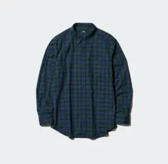 新品同様　ユニクロ　ブロード　チェックシャツ　XL
