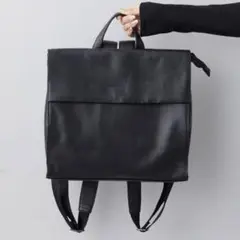 【極美品】ear PAPILLONNER　イアパピヨネ　レザーリュック　黒