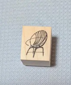 椅子デザイン ゴム製スタンプ MA7
