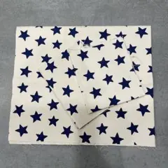 はぎれ　布　星柄　厚地