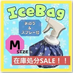 【在庫処分SALE！】スプレー付き氷のう　Mサイズ　氷嚢　アイスバッグ