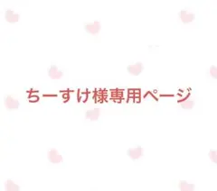 ちーすけ様専用ページ