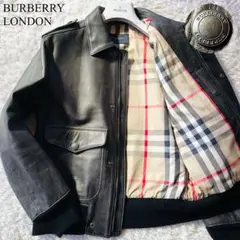 2025年最新】BURBERRY LONDON メンズ レザージャケット
