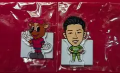 鹿島アントラーズ　25プレイヤーズイラストアクリルスタンド　早川 & シカコ