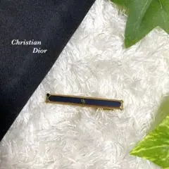 Christian Dior ネクタイピン　CD お洒落　小物　ビジネス　黒