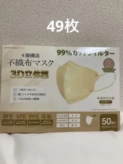 3D不織布マスク(49枚)