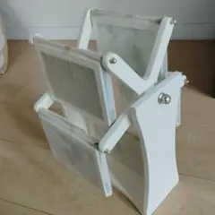 新品未使用 ホワイト フォトフレームスタンド 観覧車型