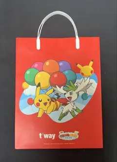 Twayティーウェイ航空機内限定　ショッパー　ポケモンピカチュウ