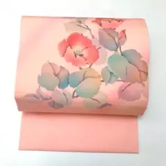 O-1367 名古屋帯 塩瀬 上品な花柄