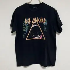 Def Leppard Tシャツ ブラック 黒 デフレパード バン