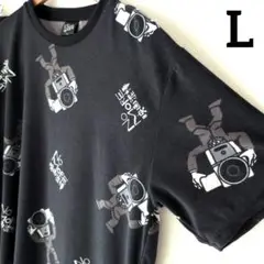 ★NO MORE 映画泥棒 ★ルームウェア L　新品　パイル地　上下　カメラ男
