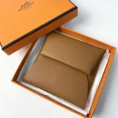 未使用 エルメスHERMES バスティア ゴールド コインケース B刻印