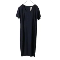 W-256【美品】R.I.&Co. USA製 レーヨン混 半袖 ワンピース