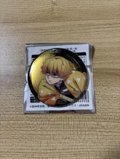 劇場版 鬼滅の刃 無限城編 グッズ 第2弾 グリッター缶バッジ 我妻善逸