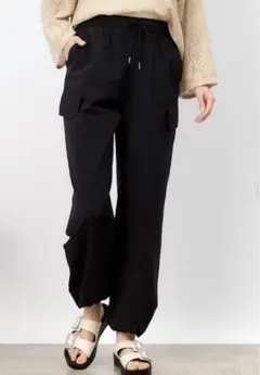 撥水ナイロンカーゴイージーパンツ　オペークドットクリップ　OPAQUE.CLIP