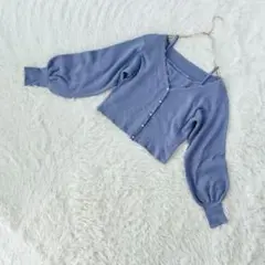 新品未使用❗️【グレイル】タンクトップ付きカーディガン タックドカフス Ｆ
