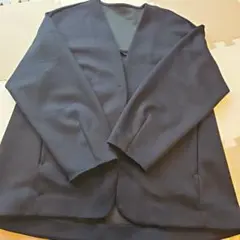 エニィスィス♡ネイビー ノーカラージャケット♡新品、未使用品