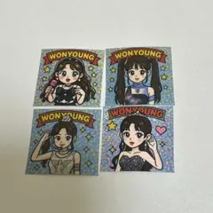 ive ウォニョン ビックリマンシール風 シール