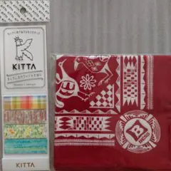 ラッキーピエロ:キングジム(株主優待品):マスキングテープ/付箋