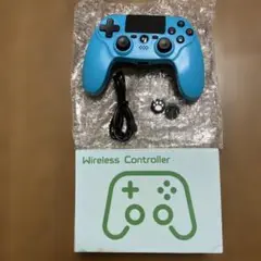 PS4用ワイヤレスコントローラー 青