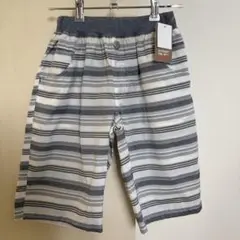 キッズ　ハーパン　ハーフパンツ　半ズボン　ボーダー　薄手　150