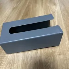 ティッシュボックス　灰色