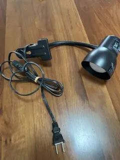 クリップライト ブラック 黒　40W 電球つき